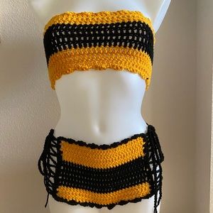 Medium handmade crochet bikini for sale. Brand new